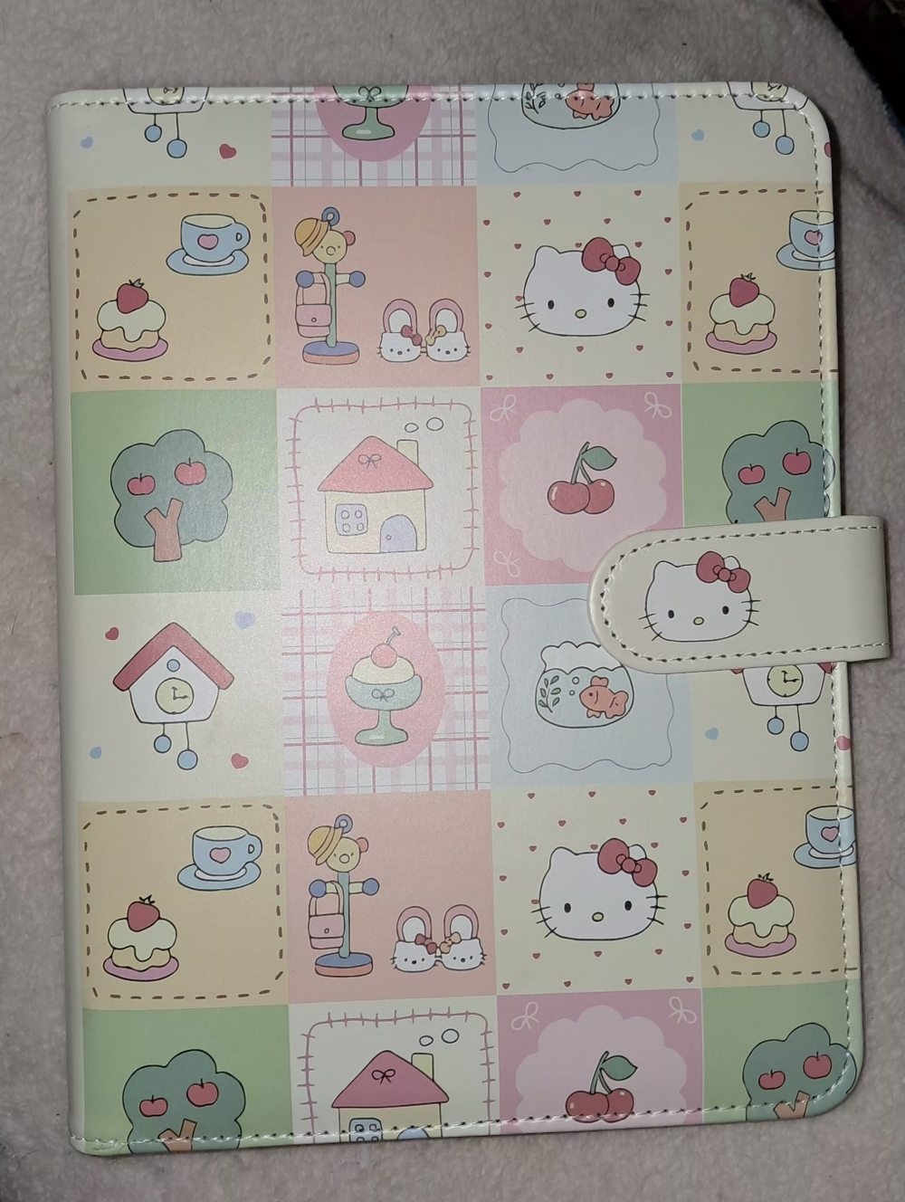 New! Hello Kitty A5 Soft Cover Bonder Notebook